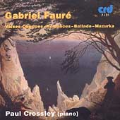 Faure: Complete Piano Works Vol 5 / Paul Crossley