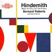 Hindemith: Music for One and Two Pianos / Roberts, Strong