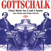 Gottschalk: Piano Music for 2 and 4 Hands / Alan Marks, Nerine Barrett
