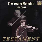 The Young Menuhin - Encores
