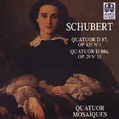Schubert: Quatuor D 87 & 804 'Rosamunde' / Anita Mitterer(A), Christophe Coin(vc), Andrea Bischof(vn), Mosaiques String Quartet, etc 
