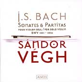 Bach: Sonatas & Partitas for Solo Violin / Sandor Vegh