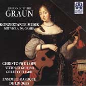 Graun: Konzertante Musik mit Viola da Gamba / Coin, et al