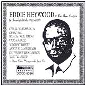 Eddie Heywood And The Blues Singers 1923-1926