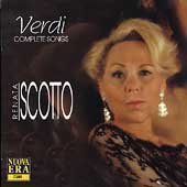Verdi: Complete Songs / Scotto, Washington, Scalera
