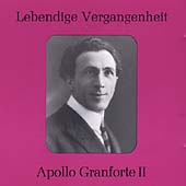 Lebendige Vergangenheit - Apollo Granforte Vol 2 Lebendige Vergangenheit - Apollo Granforte Vol 2