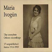 Maria Ivogun -The Complete Odeon Recordings- 