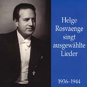 Helge Rosvaenge singt ausgewaehlte Lieder - 1936-1944