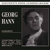 Dokumente einer Saengerkarriere - Georg Hann Dokumente einer Saengerkarriere - Georg Hann