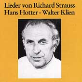 Lieder von Richard Strauss / Hans Hotter, Walter Klien