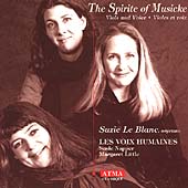 Spirite of Musicke / Suzie Le Blanc, Les Voix Humaines