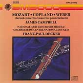Mozart, Copland, Weber: Clarinet Concertos / Campbell, etc