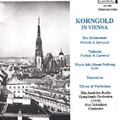 Korngold in Vienna / Sch馬herr, Austrian Radio SO