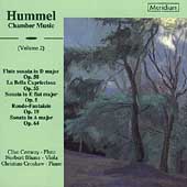 Hummel: Chamber Music Vol 2 / Conway, Blume, Croshaw
