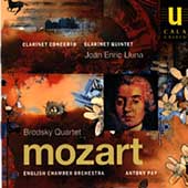Mozart: Clarinet Concerto & Quintet / J.E. Lluna, A. Pay