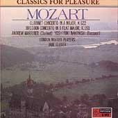 Mozart: Clarinet Concerto, Bassoon Concerto / Glover