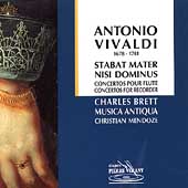 Vivaldi: Stabat Mater, Nisi Dominus, etc / Brett, Mendoze Vivaldi: Stabat Mater, Nisi Dominus, etc / Brett, Mendoze
