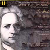 Bach: Matthеs Passion - Highlights / Paul Goodwin