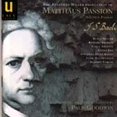 Bach: St Matthew Passion / Paul Goodwin