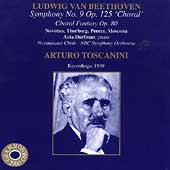 Beethoven: Symphony no 9, etc / Arturo Toscanini