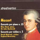 Mozart: Piano and Violin Concertos / Ciani, Oistrakh, et al