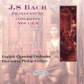 Bach: Brandenburg Concertos no 1, 2, 3 / Ledger, English CO