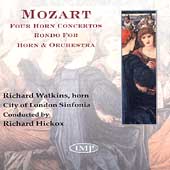 Mozart: Four Horn Concertos, Rondo / Watkins, Hickox