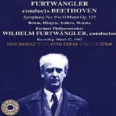 Beethoven: Symphony no 9 "Choral" / Wilhelm Furtwaengler, Berlin Philharmonic Orchestra Beethoven: Symphony no 9 "Choral" / Wilhelm Furtwaengler, Berlin Philharmonic Orchestra