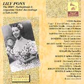 Vocal Archives - Lily Pons - HMV, Parlophone, Argentine