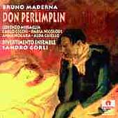 Maderna: Don Perlimplin / Gorli, Missaglia, Cecchi, et al