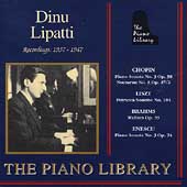The Piano Library - Dinu Lipatti Vol 1 - Recordings 1937-47