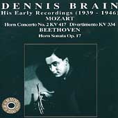 Dennis Brain - His Early Recordings - Mozart, Beethoven / Dennis Brain(hrn), Walter Susskind(cond), Philharmonia Orchestra, etc    
