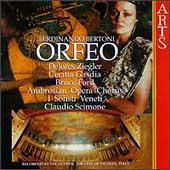 Bertoni: Orfeo / Scimone, Ziegler, Gasdia, Ford Bertoni: Orfeo / Scimone, Ziegler, Gasdia, Ford