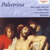 Palestrina: Missa Papae Marcelli, etc / Mark Brown, et al