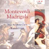Monteverdi: Madrigals / Valek, Brno Academy Choir