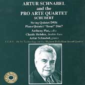 Schubert: String Quintet, Piano Quintet / Schnabel, Pro Arte