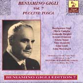 Vocal Archives - Beniamino Gigli Vol 7 - Puccini: Tosca