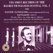 The First Records of the Bayreuth Festival Vol 3 -Tannhaeuser