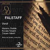 Verdi: Falstaff / De Sabata, Stabile, Tebaldi, et al
