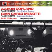 Copland, Menotti: Piano Concertos / Wild, Copland, Mester