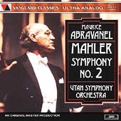 Mahler: Symphony no 2 / Abravanel, Utah Symphony Orchestra