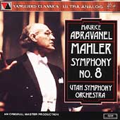 Mahler: Symphony no 8 / Abravanel, Utah Symphony Orchestra