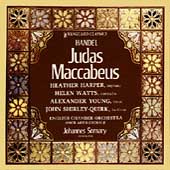 Handel: Judas Maccabeus / Somary, Harper, Watts, English CO