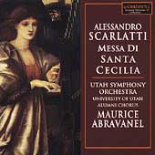 A. Scarlatti: Messa di Santa Cecilia / Abravanel, et al