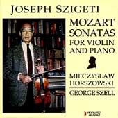 Mozart: The Violin and Piano Sonatas / Szigeti, Horszowski