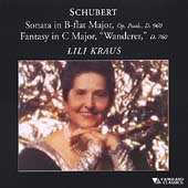 Schubert: Sonata in B-flat, Wanderer Fantasy / Lili Kraus
