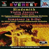 Hindemith: Violin Concerto, Symphony in Eb / Fuchs, Goossens