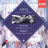 Haydn: Quartets Op 77;  Berio: Notturno / Alban Berg Qt