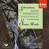 Schoenberg: Erwartung, Kammersymphonie no 1, etc / Simon Rattle et al