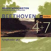 Beethoven: Symphonies no 4 and 7 / Roger Norrington